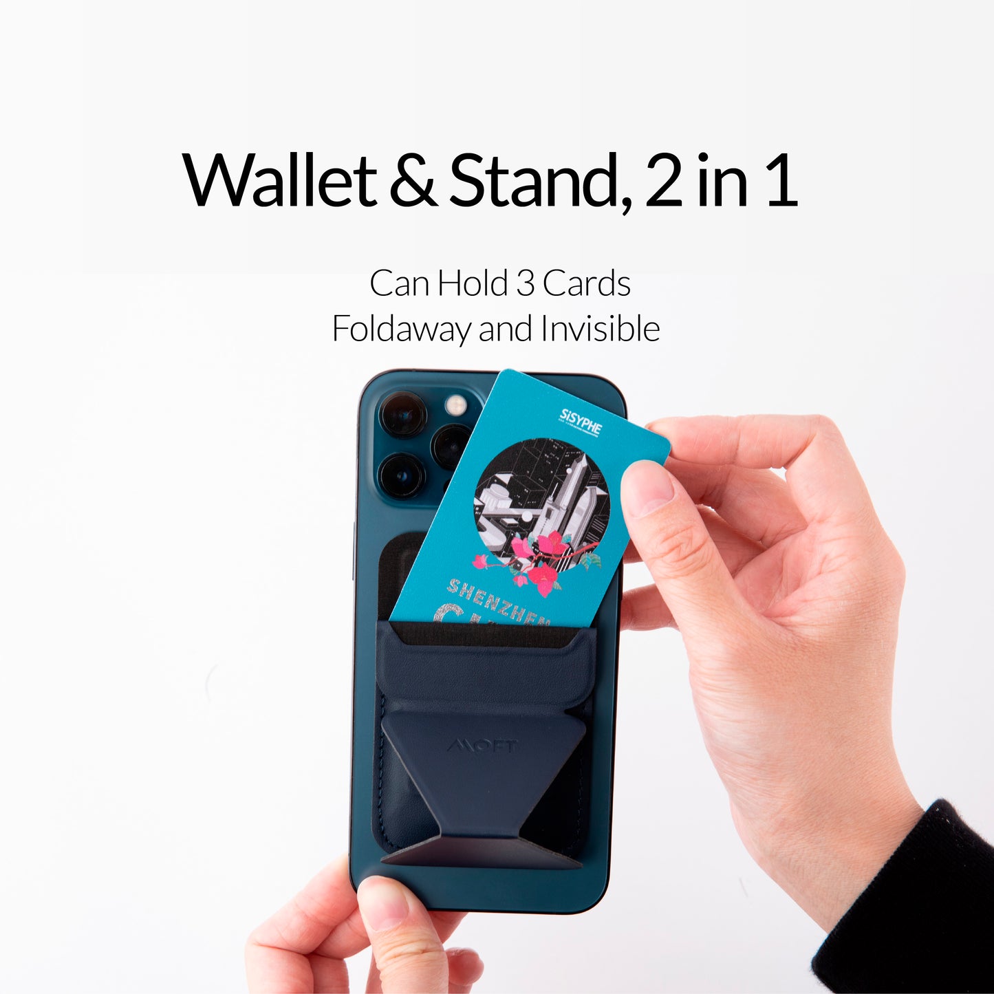MOFT Snap-On MagSafe® Wallet & Stand for iPhone 12/13/14 series